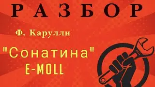 РАЗБОР | Ф. Карулли - Сонатина e-moll | ноты | исполнение |