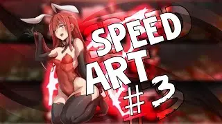 Ps Touch [Speed Art #3 Red 2d Easy Banner Template Anime Abstract ]