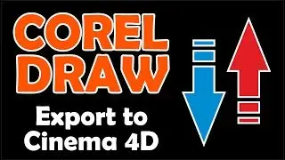 How to export files from corel to Cinema 4D