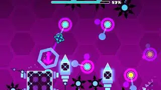 Прошёл уровень Hexagon force в Geometry dash
