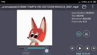 How to cut video on Android with TriMP4