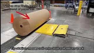 NEW Harmax roll load with butt roll return to storage area