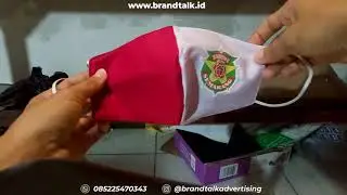 Masker Custom Logo Murah || 085225470343 || Brandtalk Advertising