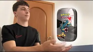 SPACCHETTO UNA MINI TIN DI LUCE NERA E FUOCO BIANCO - Pokémon Pack Opening ITA
