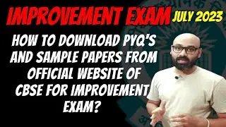 How to start preparation of improvement exam | CBSE improvement exam 2023 class 12 & class 10