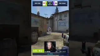PEPPZOR 1v2 VS SPIRIT ACADEMY #shorts #csgo #ксго