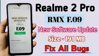 Realme 2 Pro RMX F.09 New Software Update Officially Download