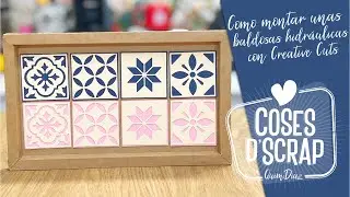 Como montar baldosas hidráulicas de papel con Creative Cuts