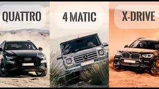 🤯4MATIC Vs xDrive Vs Quattro - 4X4 System - Which is better?🤯