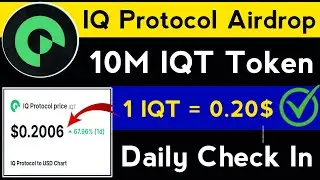 IQT Protocol Airdrop Reward 10M IQT Token All User || IQT Airdrop || IQT Airdrop Full Details