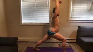 Beginner Nude-ish Yoga: Sun Salutations, Shoulders, Neck, Hip Flexors