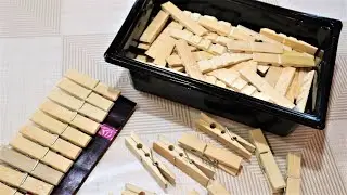 #DIY/ НАКУПИЛА ПРИЩЕПОК и ДЕЛАЮ КРАСИВЫЕ ПОЛЕЗНЫЕ ВЕЩИ/ Ч.3/  CRAFTS FOR HOME/  家居工藝品