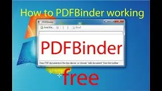 PDF Binder Merge Tool & Combine Multiple PDF File Tutorial Quick, Simple, Free, Offline