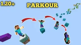 EAZY PARKOUR IN MINECRAFT PE 1.20+ 😂
