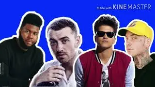 Grenade by bruno mars ft.sam smith,khalid and blackbear