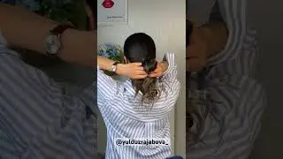 Oson soch turmagi,soch turmasi,prichoska,Yulduz Rajabova bloger,Yulduz Rajabova,makeup,makiyaj,