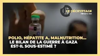 Polio, hépatite A, malnutrition... Le bilan de la guerre de Gaza est-il sous estimé ?