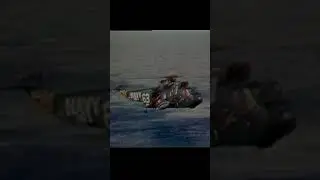 Gemini X Splashdown | July 21, 1966 | #shorts  #spaceexploration #space #nasa #history