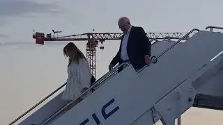 Tim Walz arrives in Las Vegas ahead of campaign event