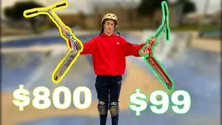 TROTTINETTE À 800€ VS À 99€ !!