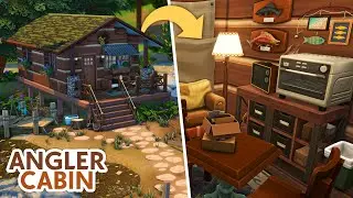 Angler's Cabin 🎣 // The Sims 4 Speed Build