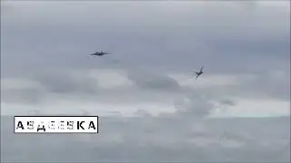 Russian Su 25 Jet fighters In The Skies of Avdiivka Ukraine