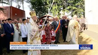 Preasfințitul Părinte Iustin a târnosit Biserica „Sfinții Arhangheli” din Bârsău de Jos, Satu Mare