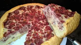Безумно вкусный и простой ПИРОГ со сметанной заливкой и ягодами/ Влюбилась в этот пирог со сметаной