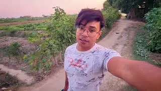 Mini Vlog of Village  Lake | Beautiful Village Park view | MotoVlog | KTM RIDER