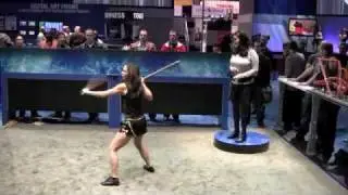 Casio Girls Performing Martial Arts at CES 2010 - www.ianbrown.cc/blog