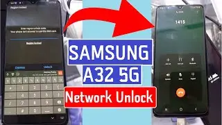 A32 5G Network Unlock Code - SM-A326 SIM or Regional unlock Samsung Galaxy A32 5G By Unlock Code.