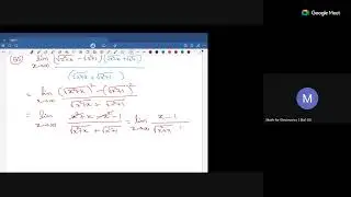 One sided limits and continuity - Live session 2 - Week 4