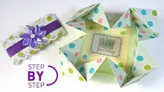 TUTORIAL: How to make a very original card using origami | How to make a Napkin card