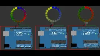 Learn Programming NeoPixel rings - Play with NeoPxiel Rings and Arduino on Wokwi Arduino Simulator