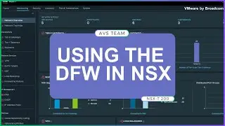AVS How-to: Using the Distributed Firewall