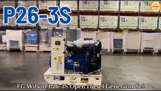 FG Wilson P26-3S Diesel Generator Set (Open)
