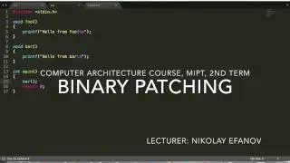binary patching
