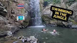 We Swam in Makok Waterfall in the Jungles of Thailand!