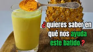 ✅ PARA QUÉ SIRVE❓ el jugo de piña y cúrcuma ✅ recetas