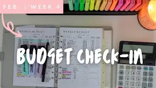 Weekly Budget Check-In |  Budget With Me | Week 4 | February 2023 Budget | Expense Tracker