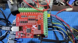 Connecting the MACH3 USB control board to the step motor limit and emergency switch