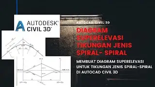 Autocad Civil 3D - Membuat Diagram Superelevasi Tikungan Spiral Spiral