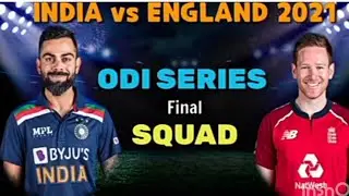 Indian ODI squad 2021 India vs England series