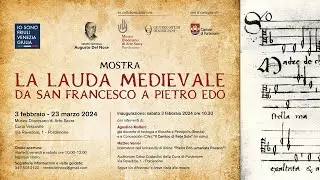 La lauda medievale: da San Francesco a Pietro Edo