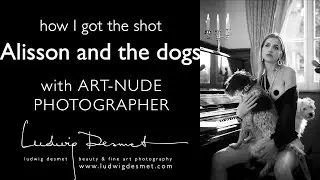 Fine Art Nude bts video - Alisson and the dogs