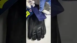 Мужские перчатки Romika с подкладкой из меха мутона