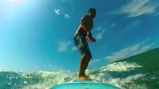 Amazing Surfing Head Stand!!
