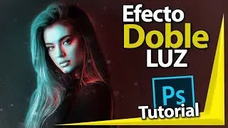 ☄️ Doble efecto de luz en PHOTOSHOP cs6 🤔 Photoshop cc 2018 Tutorial