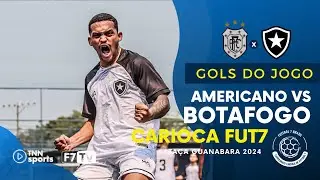 GOLS TAÇA GUANABARA - AMERICANO (RJ) X BOTAFOGO (RJ)