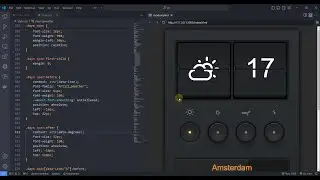 Designing Analog Weather App | HTML CSS JS Tutorial